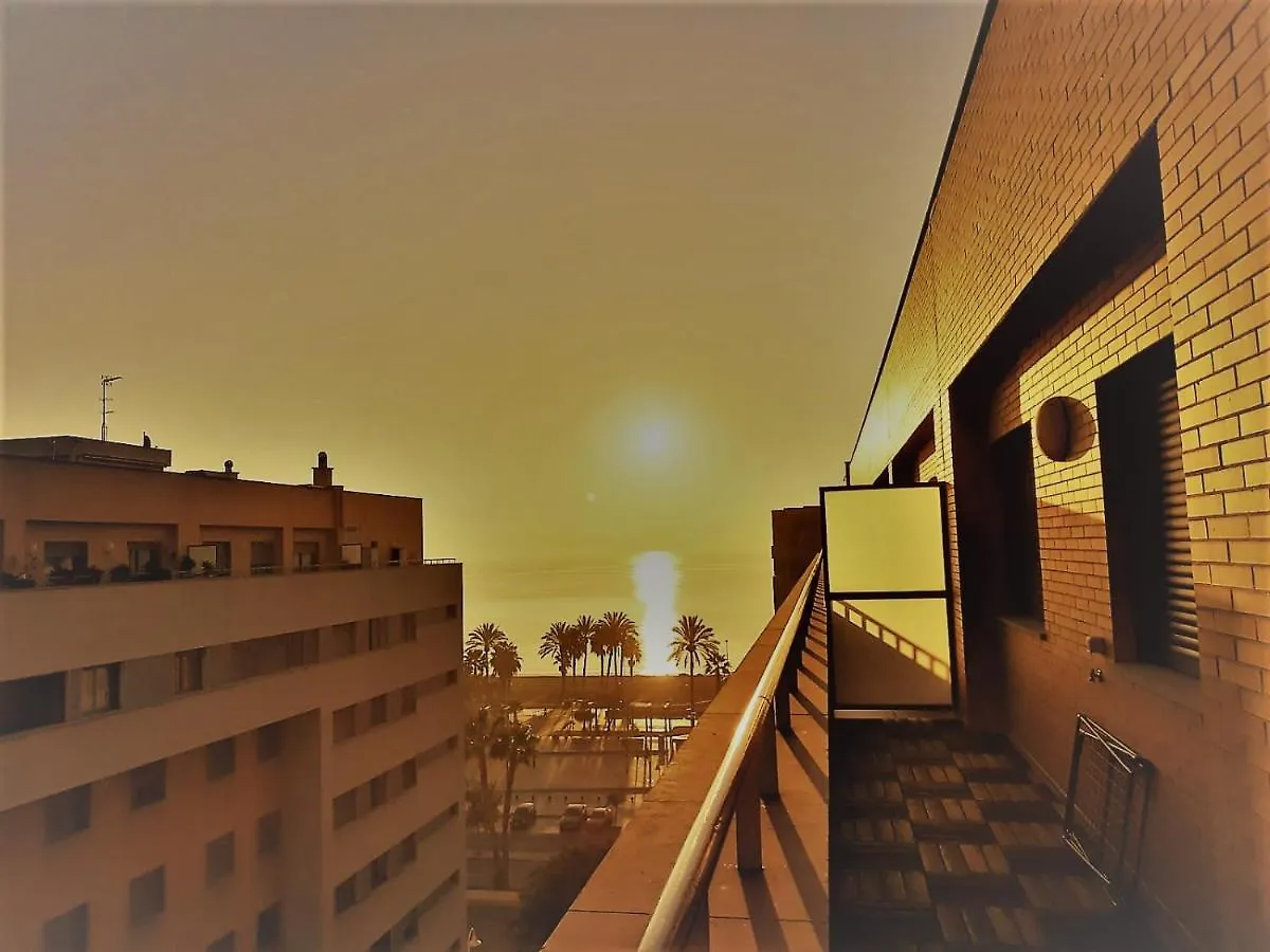 Apartament Atico Con Terraza Y Vistas, Parking Gratuito Malaga 0*,  Hiszpania